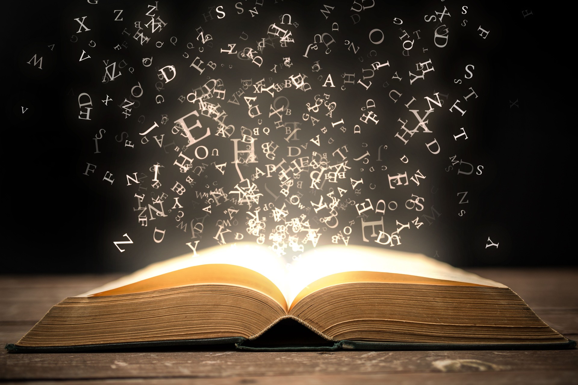 Libro e luminosa, lettere