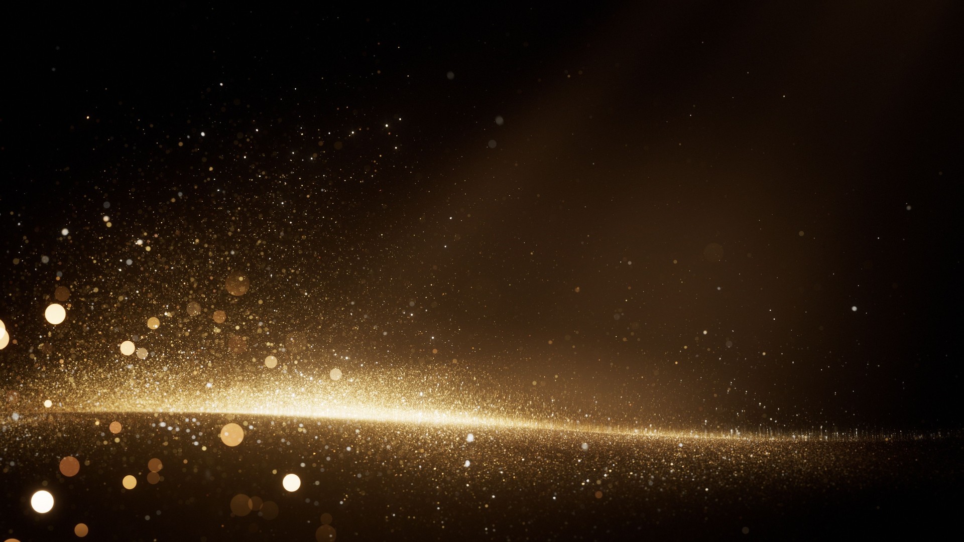 Bellissimo sfondo particellare astratto - glitter color oro, Natale, lusso